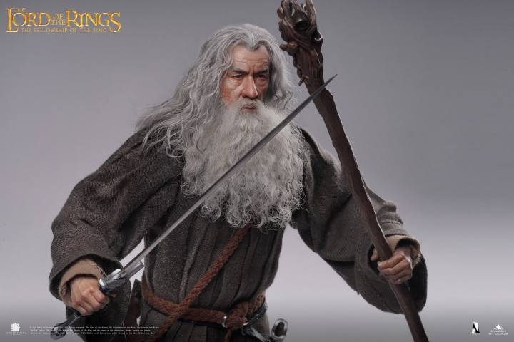 The Lord of the Rings Collectible Action Figure 1/6 Gandalf the Grey Queen Studios 30 cm