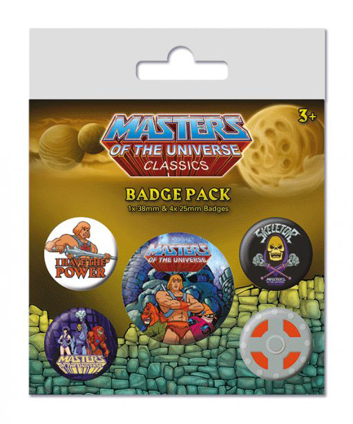 Masters of the Universe Pin Badges