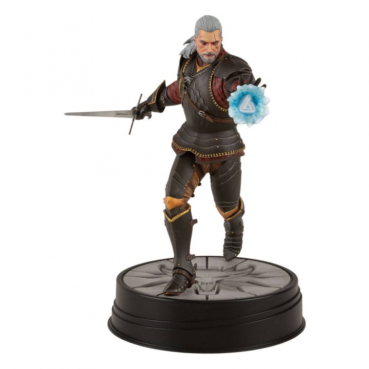 Witcher 3 Wild Hunt PVC Statue Geralt Toussaint Tourney Armor / Vesemir 20-21 cm