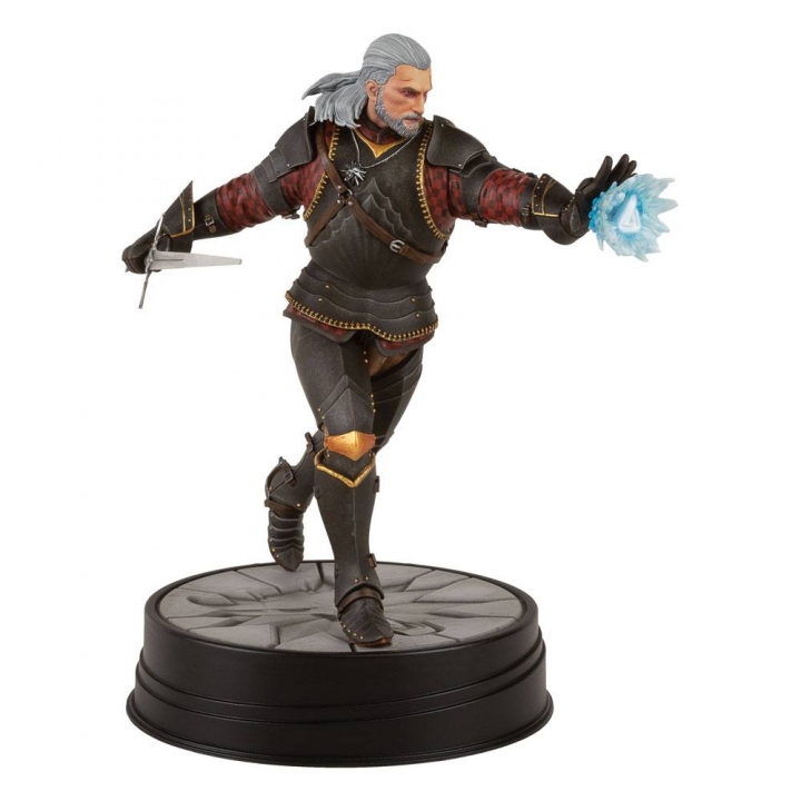 Witcher 3 Wild Hunt PVC Statue Geralt Toussaint Tourney Armor / Vesemir 20-21 cm