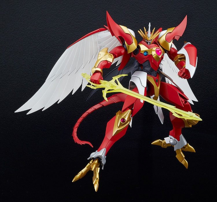 Magic Knight Rayearth Moderoid Plastic Model Kit Combined Rune God Rayearth 18 cm