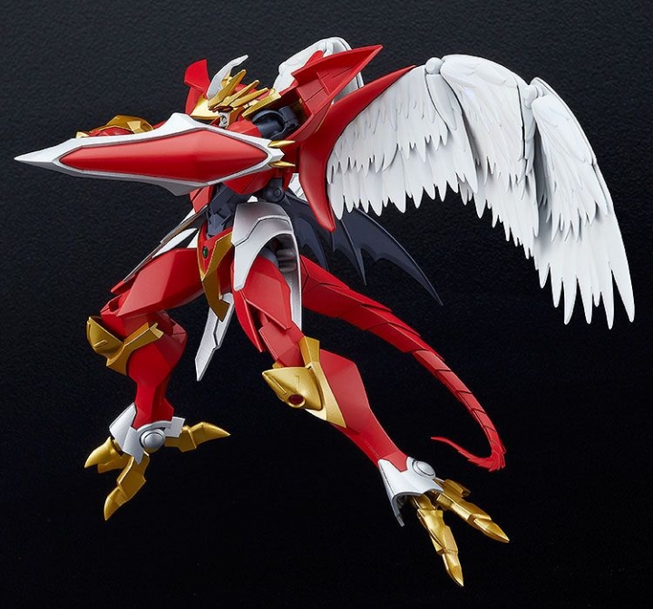 Magic Knight Rayearth Moderoid Plastic Model Kit Combined Rune God Rayearth 18 cm