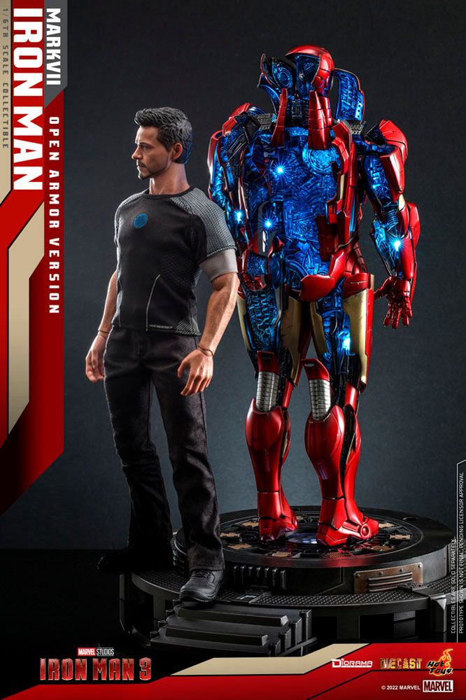 Iron Man 3 Diorama 1/6 Iron Man Mark VII (Open Armor Version) 32 cm