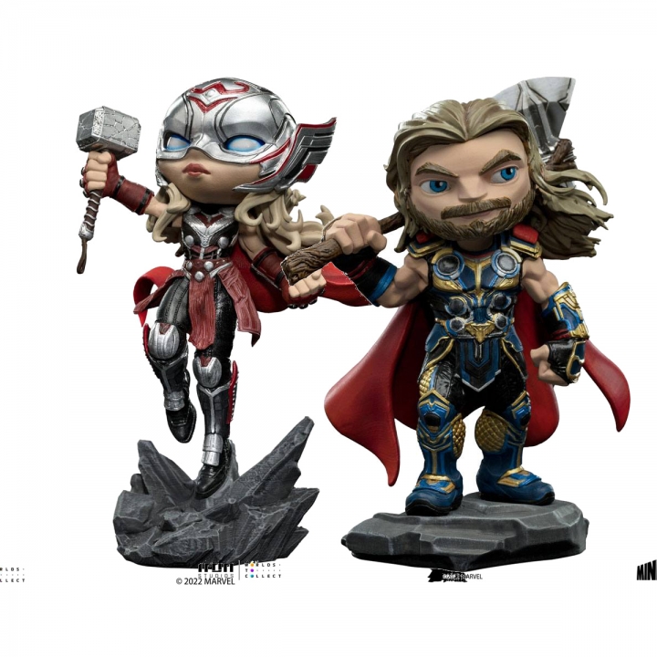 Thor: Love and Thunder Mini Co. PVC Figure Mighty Thor Jane Foster / Thor 16-15 cm