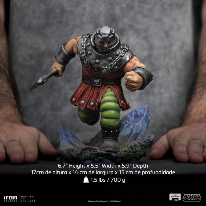 Masters of the Universe Battle Diorama Series Art Scale Statue 1/10 Ram-Man / Man-at-Arms 17-23 cm