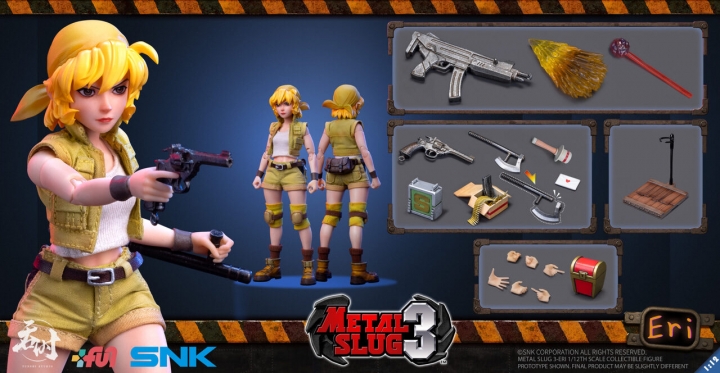 Metal Slug 3 Action Figure 1/12 Eri Kasamoto Tunshi Studio SNK TS-007