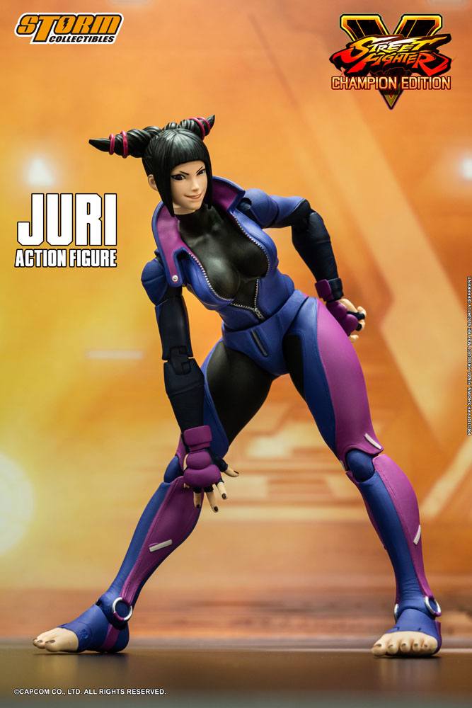 Street Fighter V Champion Edition Action Figure 1/12 Juri Han 18 cm