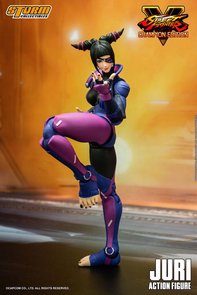 Street Fighter V Champion Edition Action Figure 1/12 Juri Han 18 cm