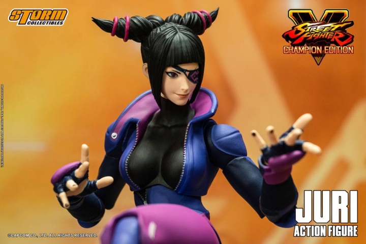 Street Fighter V Champion Edition Action Figure 1/12 Juri Han 18 cm