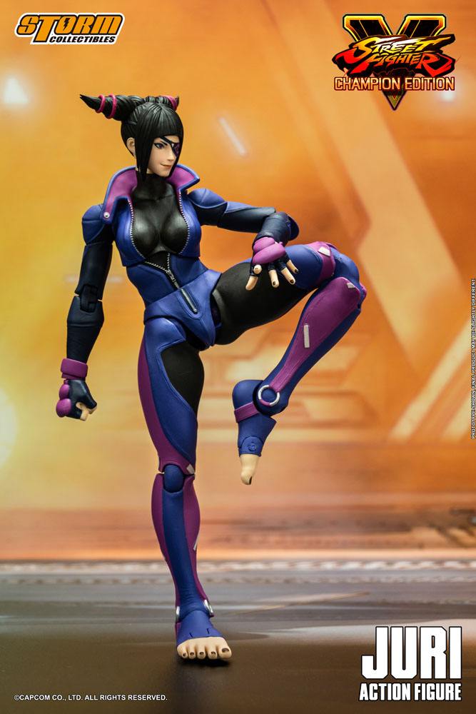 Street Fighter V Champion Edition Action Figure 1/12 Juri Han 18 cm