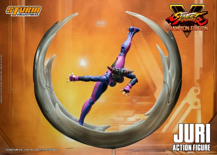 Street Fighter V Champion Edition Action Figure 1/12 Juri Han 18 cm