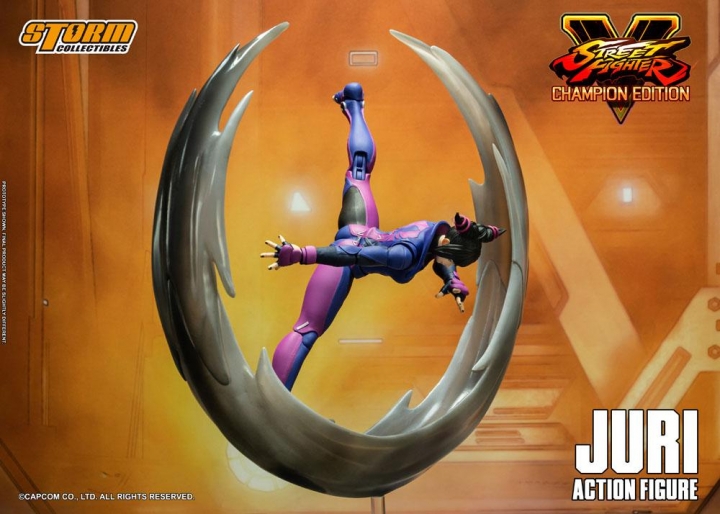 Street Fighter V Champion Edition Action Figure 1/12 Juri Han 18 cm