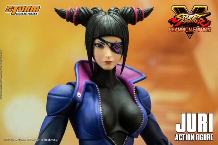 Street Fighter V Champion Edition Action Figure 1/12 Juri Han 18 cm