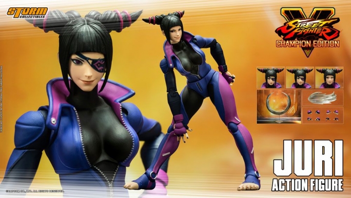 Street Fighter V Champion Edition Action Figure 1/12 Juri Han 18 cm