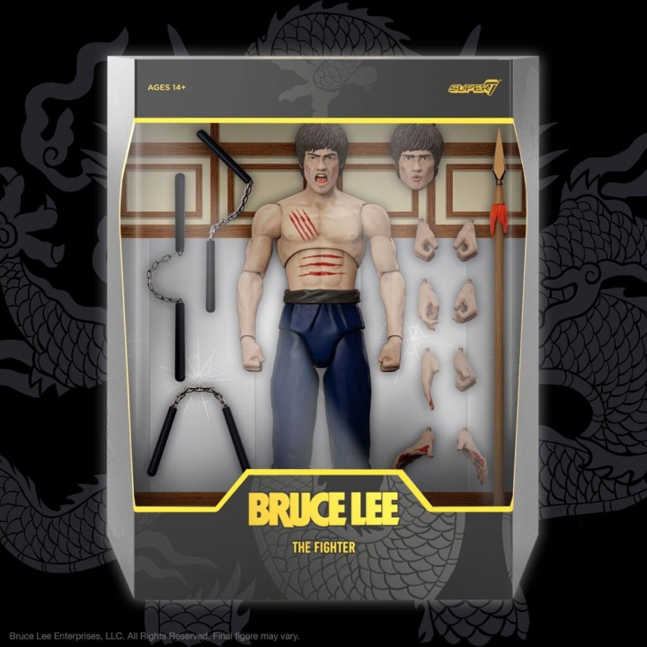 Bruce Lee Ultimates Action Figure Bruce The Contender / Bruce The Fighter 18 cm