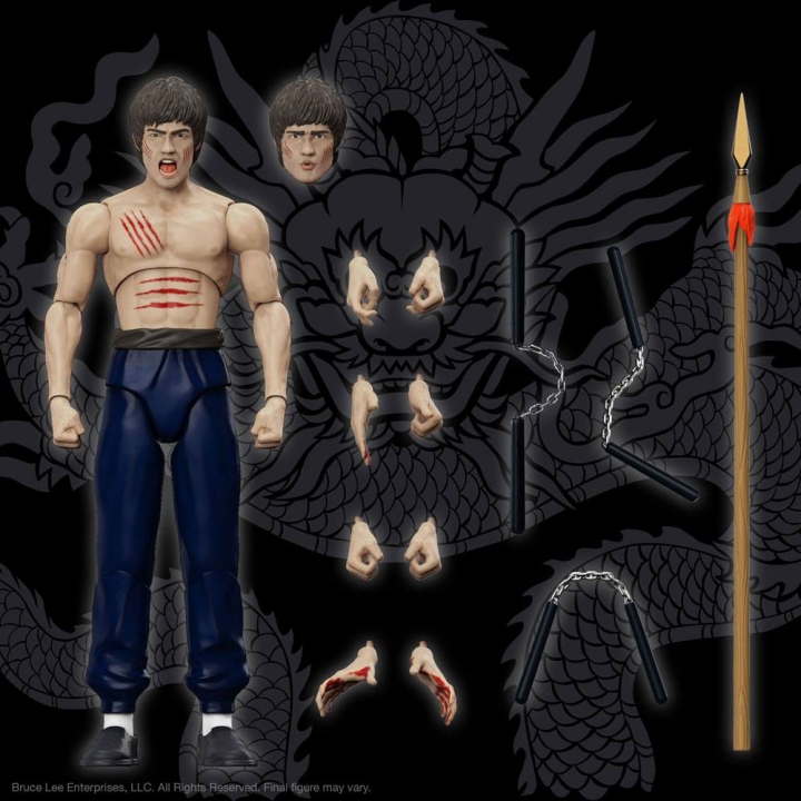 Bruce Lee Ultimates Action Figure Bruce The Contender / Bruce The Fighter 18 cm