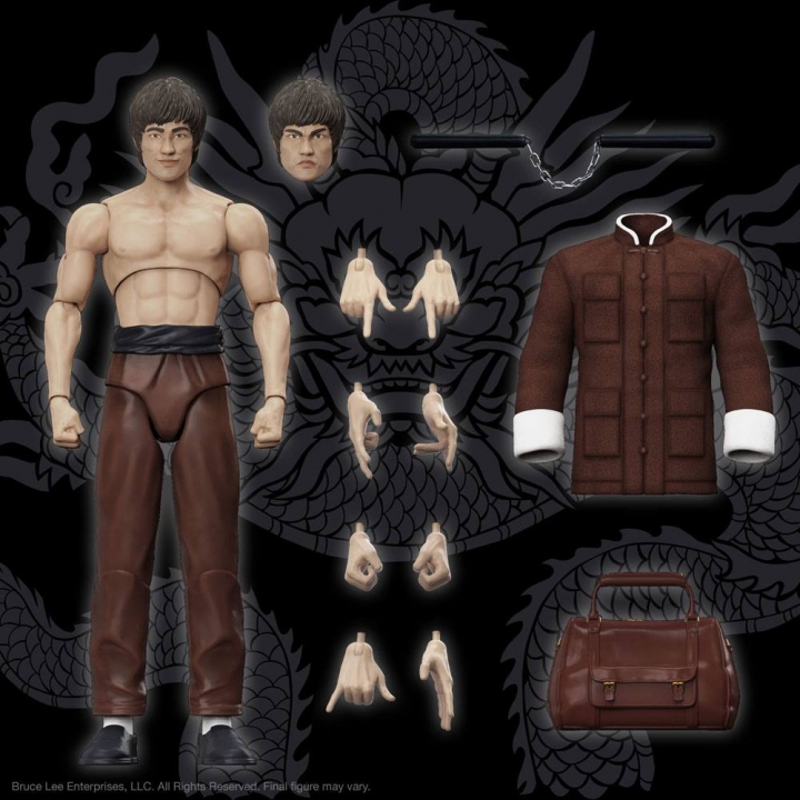 Bruce Lee Ultimates Action Figure Bruce The Contender / Bruce The Fighter 18 cm