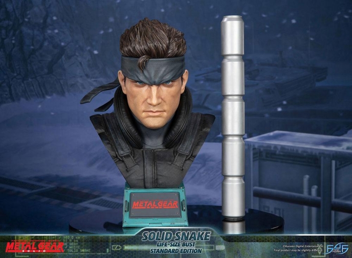 Metal Gear Solid Life-Size Bust 1/1 Solid Snake 56 cm