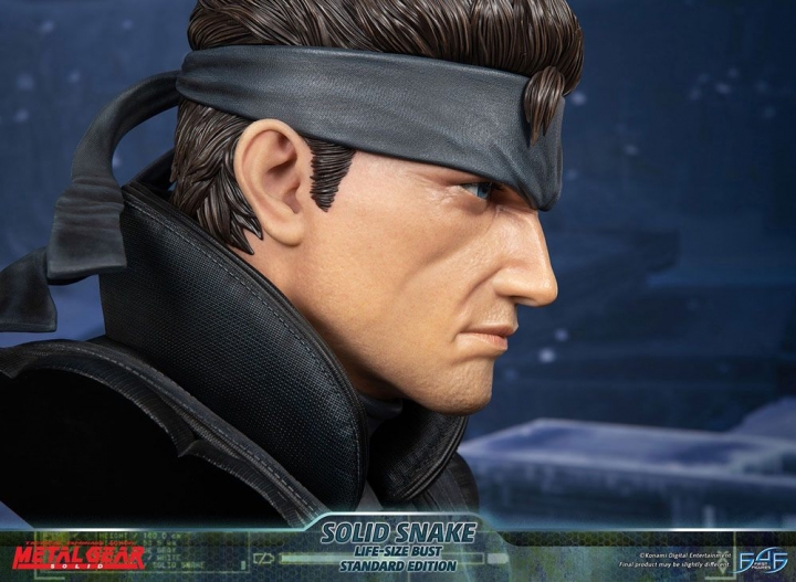 Metal Gear Solid Life-Size Bust 1/1 Solid Snake 56 cm