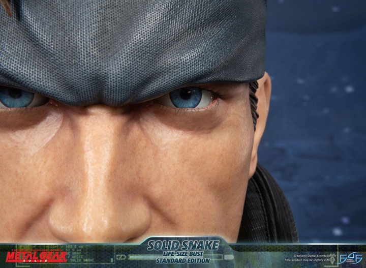 Metal Gear Solid Life-Size Bust 1/1 Solid Snake 56 cm