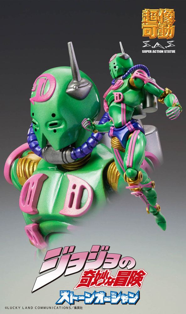 JoJo's Bizarre Adventure Part6 Stone Ocean Action Figure Chozokado Narciso Anasui / Diver Down15 cm