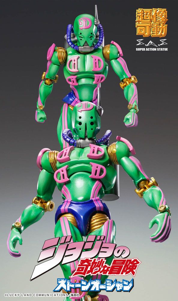 JoJo's Bizarre Adventure Part6 Stone Ocean Action Figure Chozokado Narciso Anasui / Diver Down15 cm