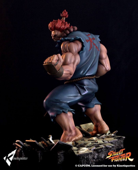 Street Fighter Diorama Akuma Raging Demon 45 cm