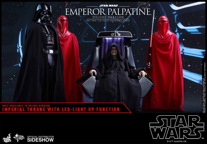 Hot Toys Star Wars Episode VI Movie Masterpiece 1/6 Figure Emperor Palpatine Deluxe Version 29 cm