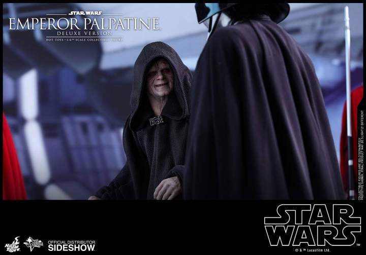 Hot Toys Star Wars Episode VI Movie Masterpiece 1/6 Figure Emperor Palpatine Deluxe Version 29 cm