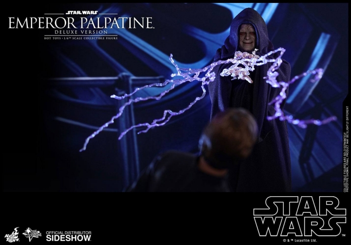 Hot Toys Star Wars Episode VI Movie Masterpiece 1/6 Figure Emperor Palpatine Deluxe Version 29 cm