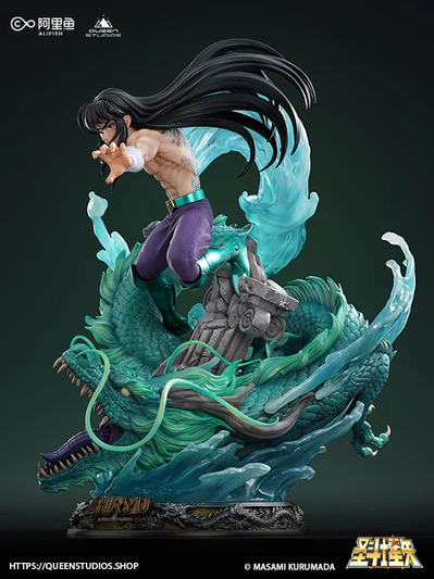 Saint Seiya Statue 1/6 Shiryu Dragon Queen Studios 39cm