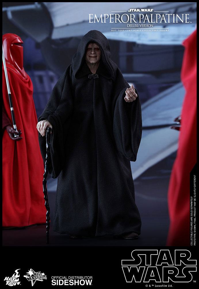 Hot Toys Star Wars Episode VI Movie Masterpiece 1/6 Figure Emperor Palpatine Deluxe Version 29 cm