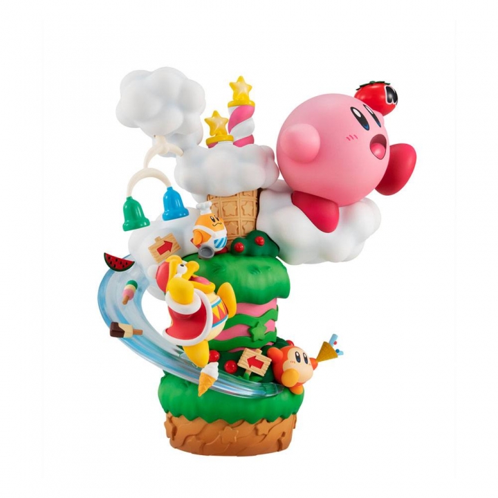 Kirby PVC Statue Kirby Super Star Gourmet Race 18 cm