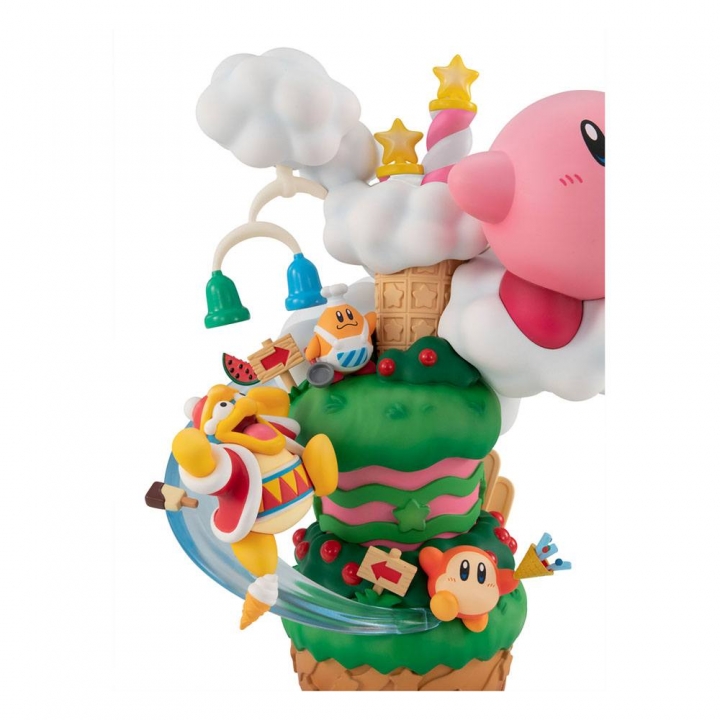 Kirby PVC Statue Kirby Super Star Gourmet Race 18 cm