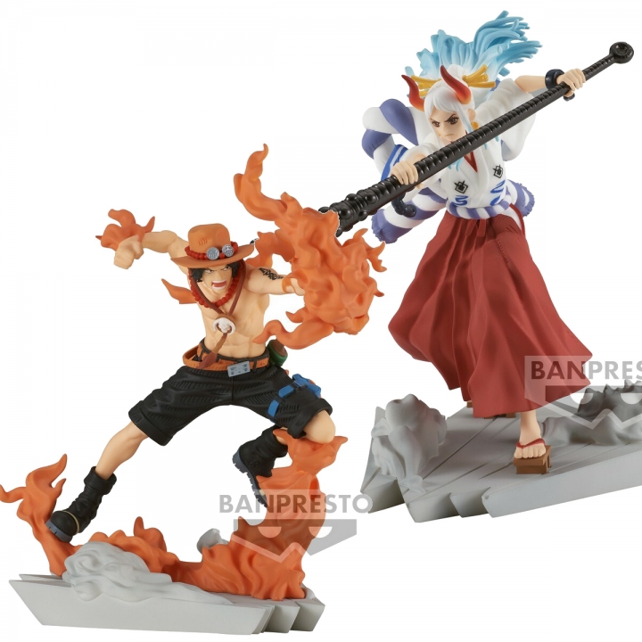 One Piece: Senkozekkei - Yamato / Portgas.D.Ace PVC Statue 11-9 cm