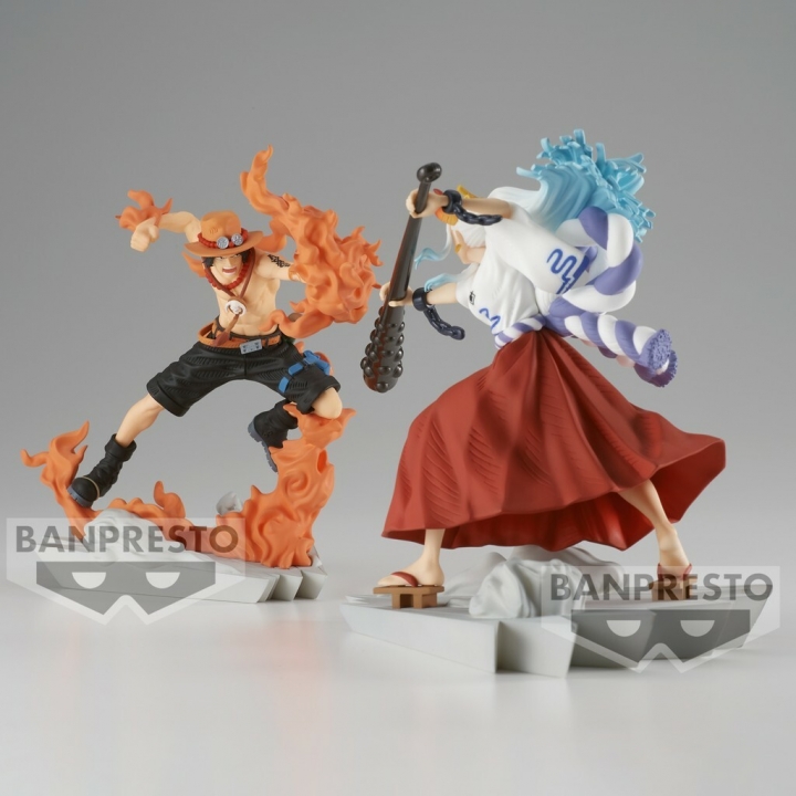 One Piece: Senkozekkei - Yamato / Portgas.D.Ace PVC Statue 11-9 cm