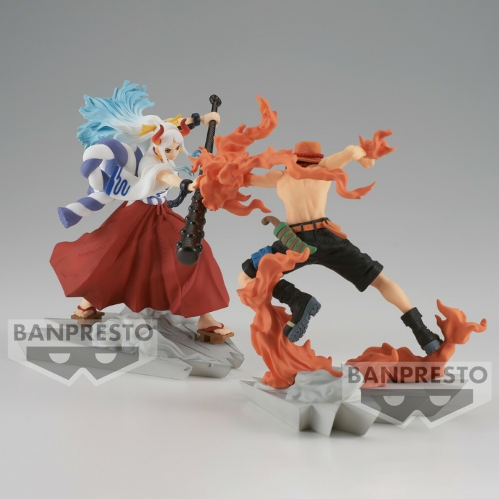 One Piece: Senkozekkei - Yamato / Portgas.D.Ace PVC Statue 11-9 cm