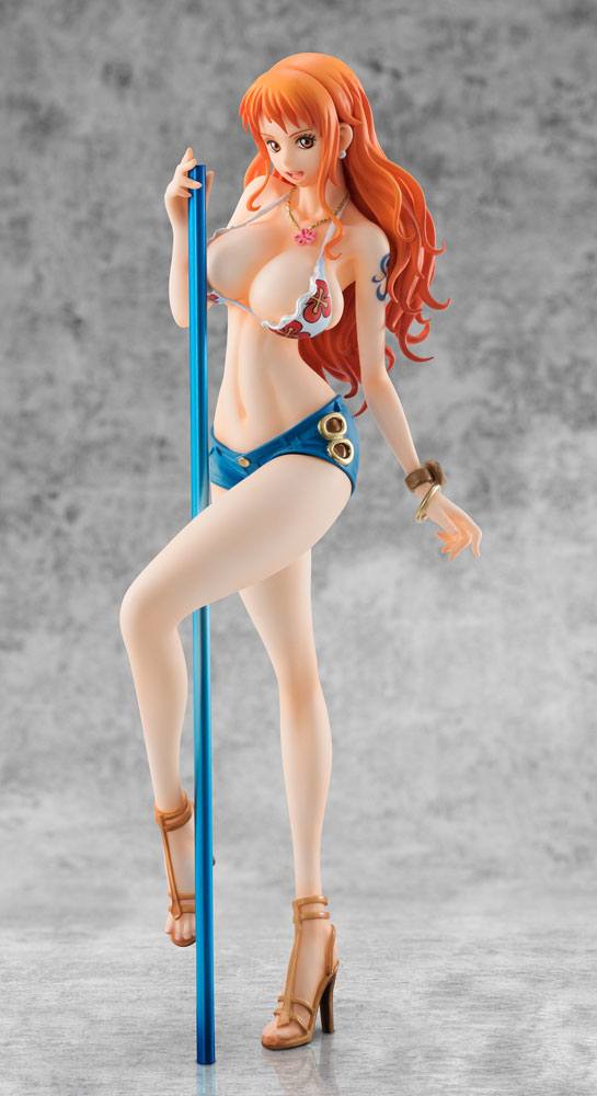 One Piece P.O.P OP Limited Edition PVC Statue 1/8 Nami Mugiwara Ver. 22 cm