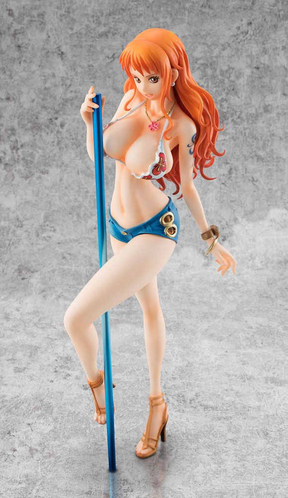 One Piece P.O.P OP Limited Edition PVC Statue 1/8 Nami Mugiwara Ver. 22 cm