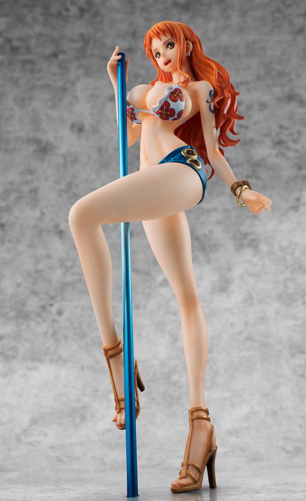 One Piece P.O.P OP Limited Edition PVC Statue 1/8 Nami Mugiwara Ver. 22 cm