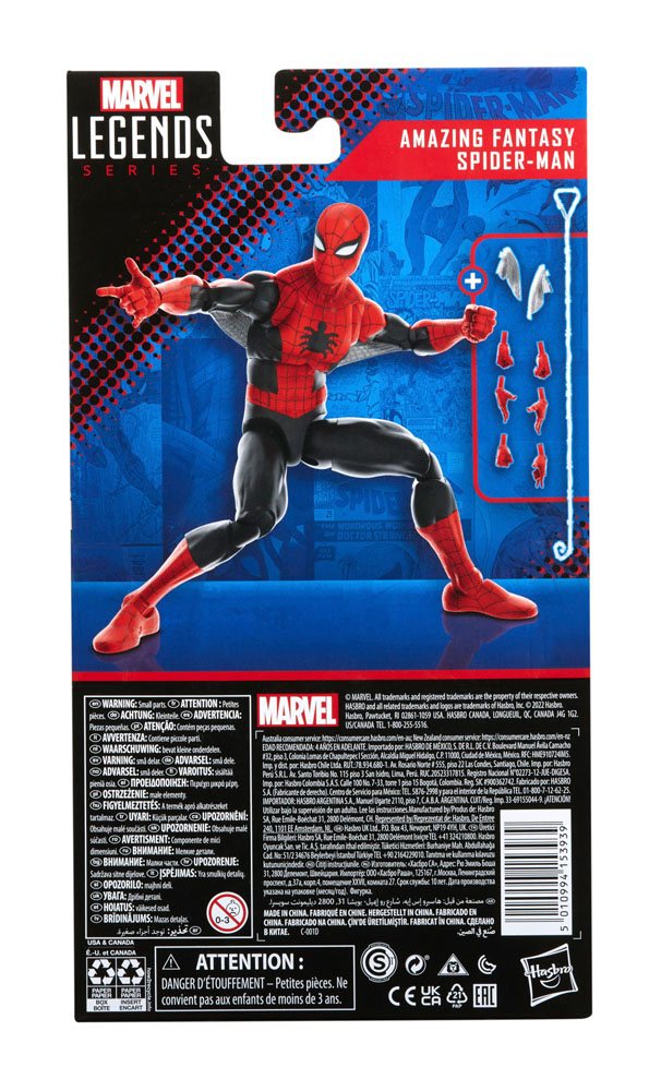 Amazing Fantasy Marvel Legends Series Action Figure 2022 Spider-Man 15 cm