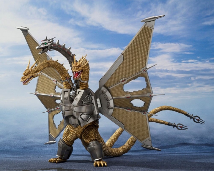 Godzilla vs. King Ghidorah S.H. MonsterArts Action Figure Mecha Ghidorah Special Set 25 cm