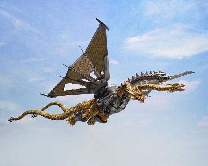 Godzilla vs. King Ghidorah S.H. MonsterArts Action Figure Mecha Ghidorah Special Set 25 cm