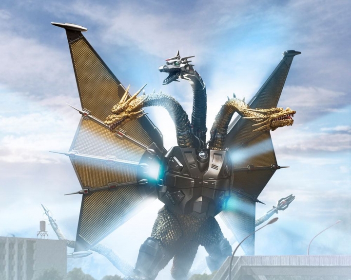 Godzilla vs. King Ghidorah S.H. MonsterArts Action Figure Mecha Ghidorah Special Set 25 cm