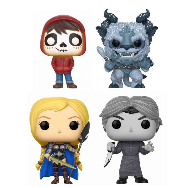 POP! Vinyl Figure Limited Edition Norman Bates B/W / Miguel GITD / Frozen Krampus / Valkyrie 9 cm