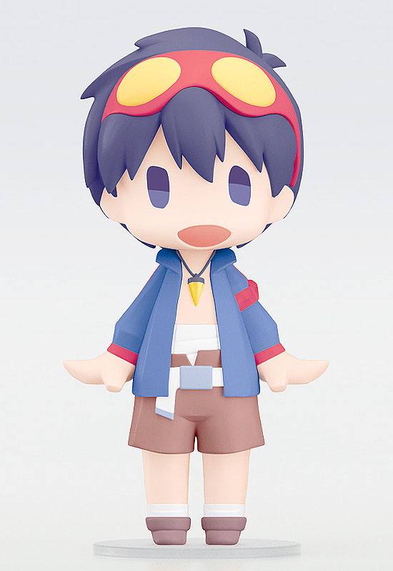 Tengen Toppa Gurren Lagann HELLO! GOOD SMILE Action Figure Simon / Kamina10 cm