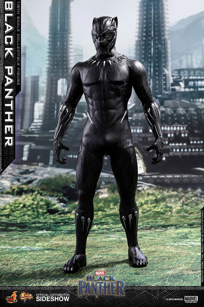 Hot Toys Black Panther Movie Masterpiece Action Figure 1/6 Black Panther 31 cm