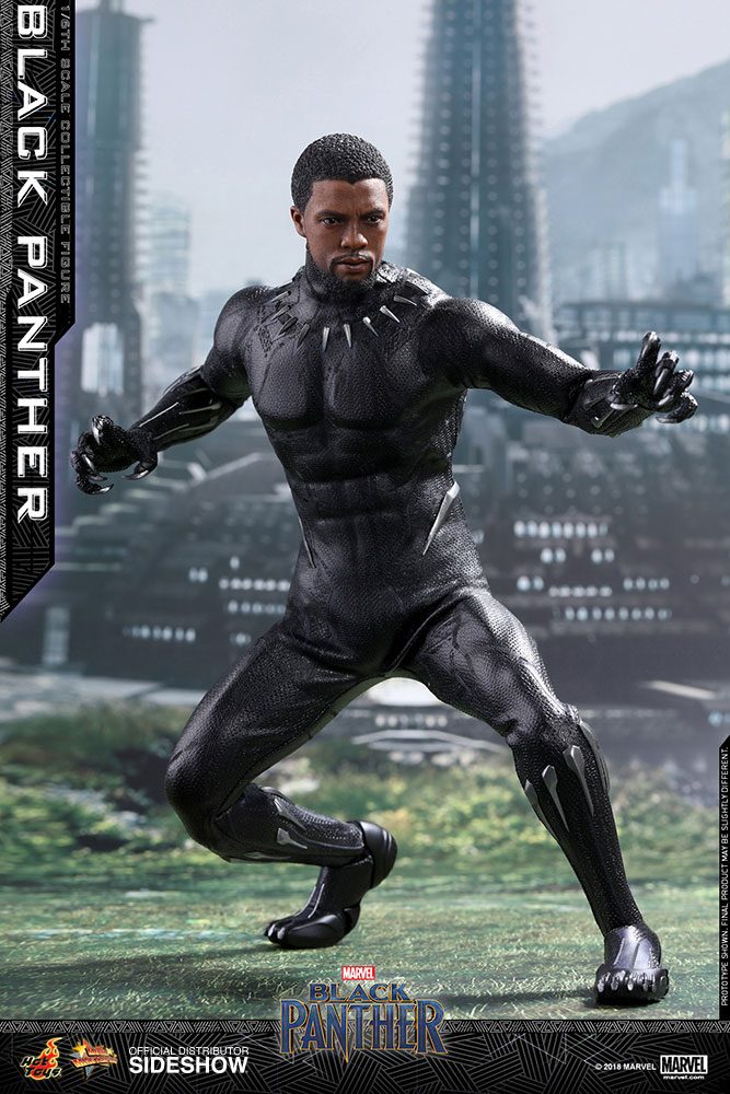 Hot Toys Black Panther Movie Masterpiece Action Figure 1/6 Black Panther 31 cm