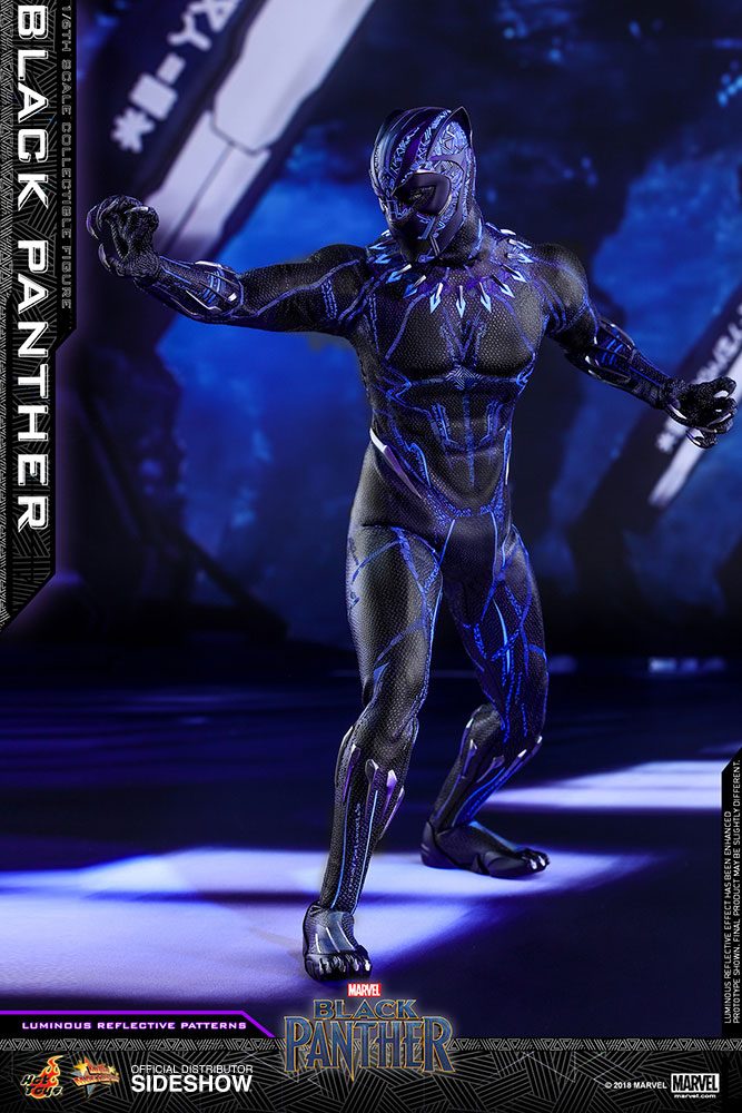 Hot Toys Black Panther Movie Masterpiece Action Figure 1/6 Black Panther 31 cm