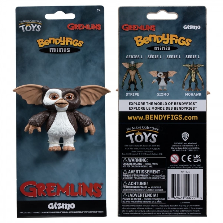 GREMLINS GIZMO MINI BENDYFIG 7 cm